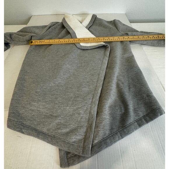 Old Navy Active Women's Open Cardigan Sweater Sherpa Style Liner Size M - Picture 4 of 7